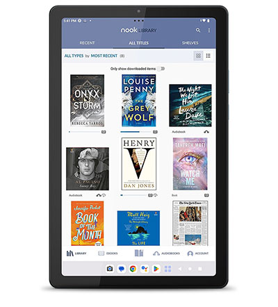 NOOK 9-inch Lenovo Tablet Gray Edition
